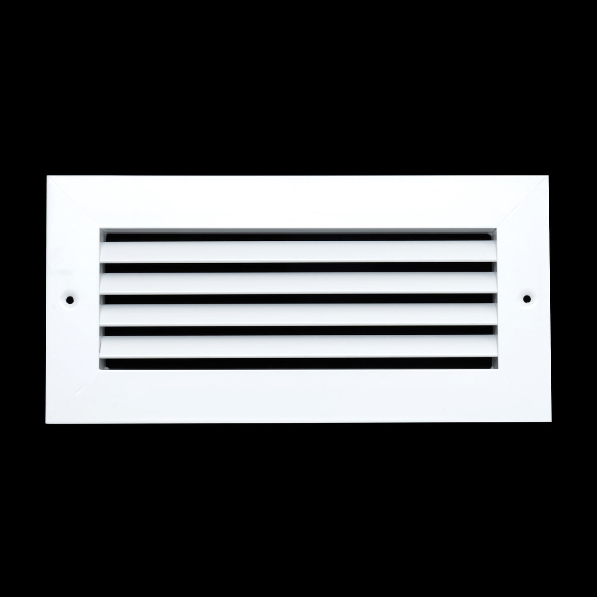 10"x4" White Aluminum Rust-Free Return Air Grille, High-Airflow HVAC Cold Air Intake for Wall & Ceiling