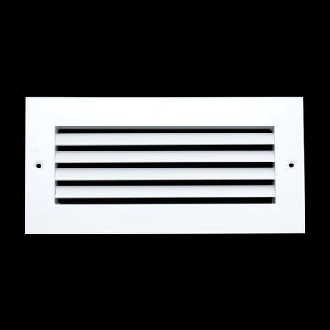 10"x4" White Aluminum Rust-Free Return Air Grille, High-Airflow HVAC Cold Air Intake for Wall & Ceiling