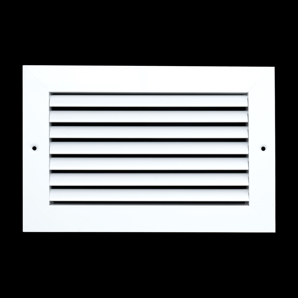 10"x6" White Aluminum Rust-Free Return Air Grille, High-Airflow HVAC Cold Air Intake for Wall & Ceiling