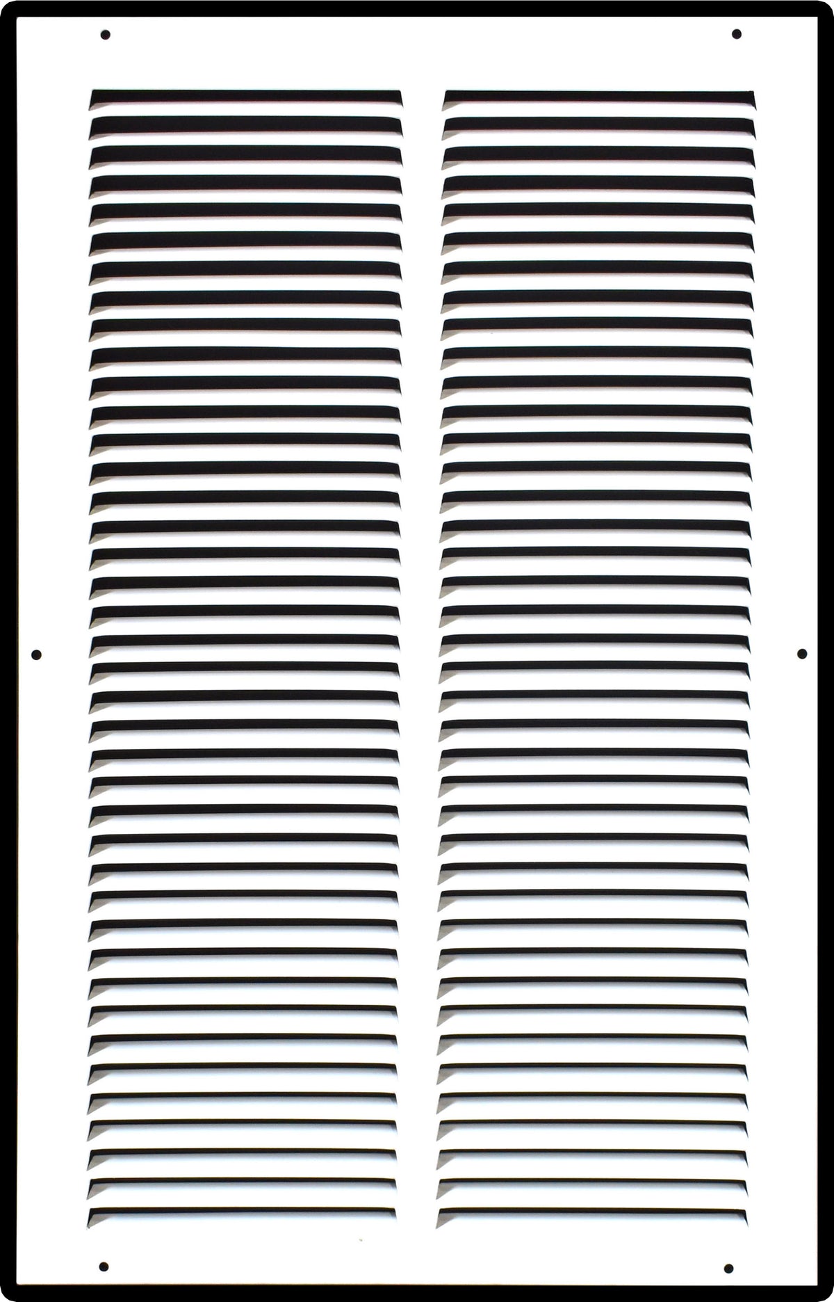 12"x20" White Steel Return Air Grille, High-Airflow HVAC Cold Air Intake for Wall & Ceiling