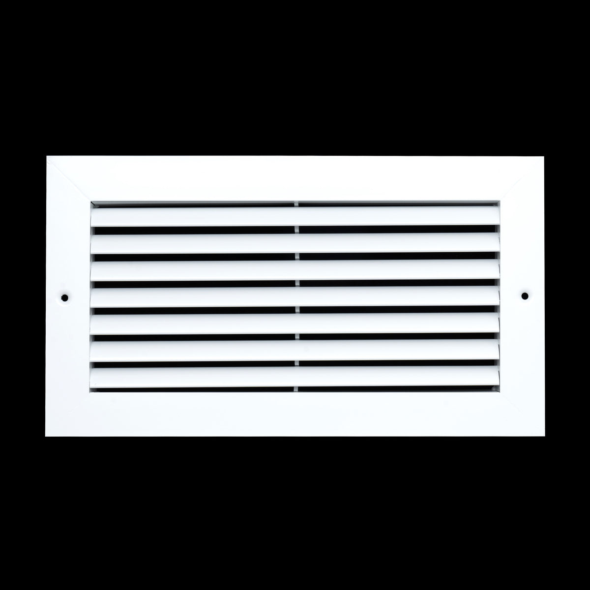 12"x6" White Aluminum Rust-Free Return Air Grille, High-Airflow HVAC Cold Air Intake for Wall & Ceiling
