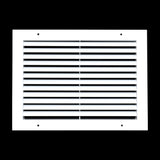 14"x10" White Aluminum Rust-Free Return Air Grille, High-Airflow HVAC Cold Air Intake for Wall & Ceiling