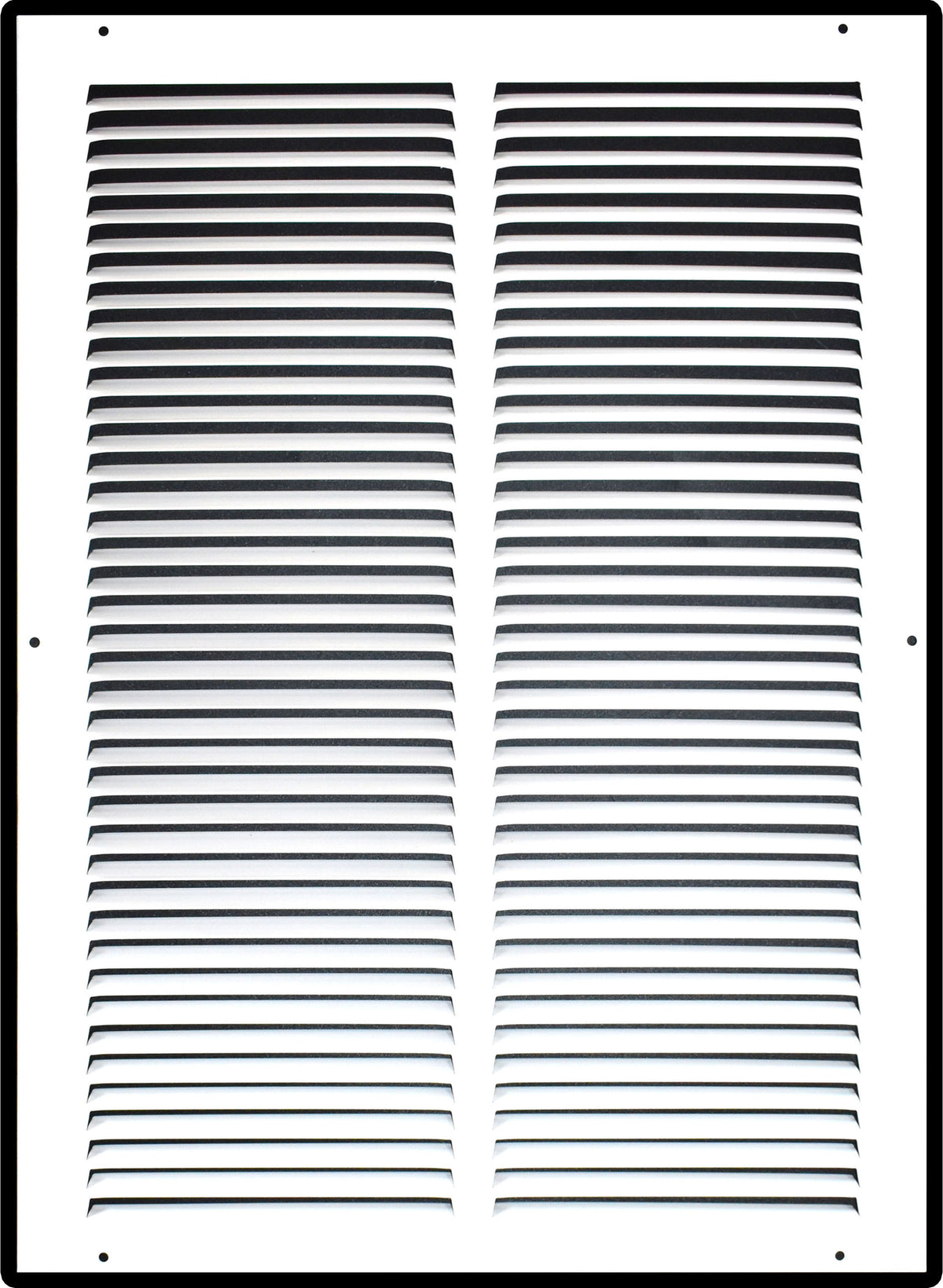 14"x20" White Steel Return Air Grille, High-Airflow HVAC Cold Air Intake for Wall & Ceiling