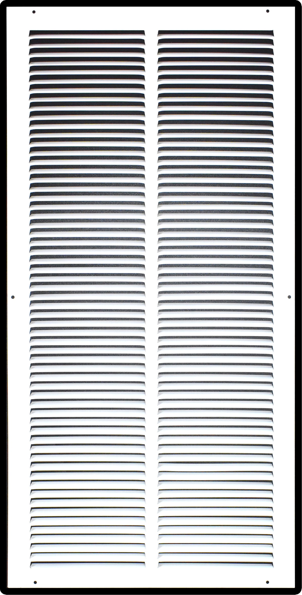 14"x30" White Steel Return Air Grille, High-Airflow HVAC Cold Air Intake for Wall & Ceiling
