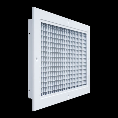 14"x8" White Aluminum Eggcrate Return Air Grille, Low-Noise High-Airflow Rust-Proof Vent Cover