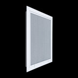 16"x20" White Aluminum Return Air Filter Grille, Removable Door