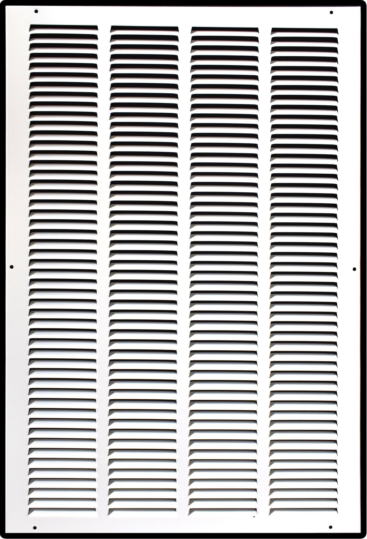 16"x25" White Steel Return Air Grille, High-Airflow HVAC Cold Air Intake for Wall & Ceiling