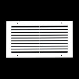16"x8" White Aluminum Rust-Free Return Air Grille, High-Airflow HVAC Cold Air Intake for Wall & Ceiling