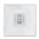 Fits 24"x24" White Steel T-Bar Drop Ceiling Grid, 2x2 Lay-In Perforated Face Adjustable Air Supply Diffuser, 8" Round Neck