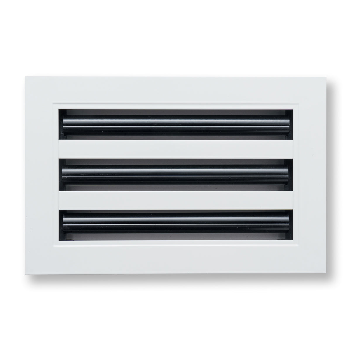 10"x6" White Aluminum Linear 3-Slot Diffuser, Slim Modern AC Vent Cover for Wall, Ceiling & Floor