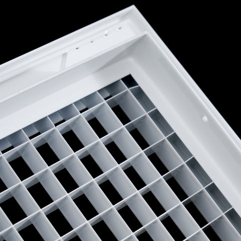 8"x8" White Aluminum Eggcrate Return Air Grille, Low-Noise High-Airflow Rust-Proof Vent Cover