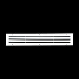 30"x4" White Aluminum Rust-Free Return Air Grille, High-Airflow HVAC Cold Air Intake for Wall & Ceiling