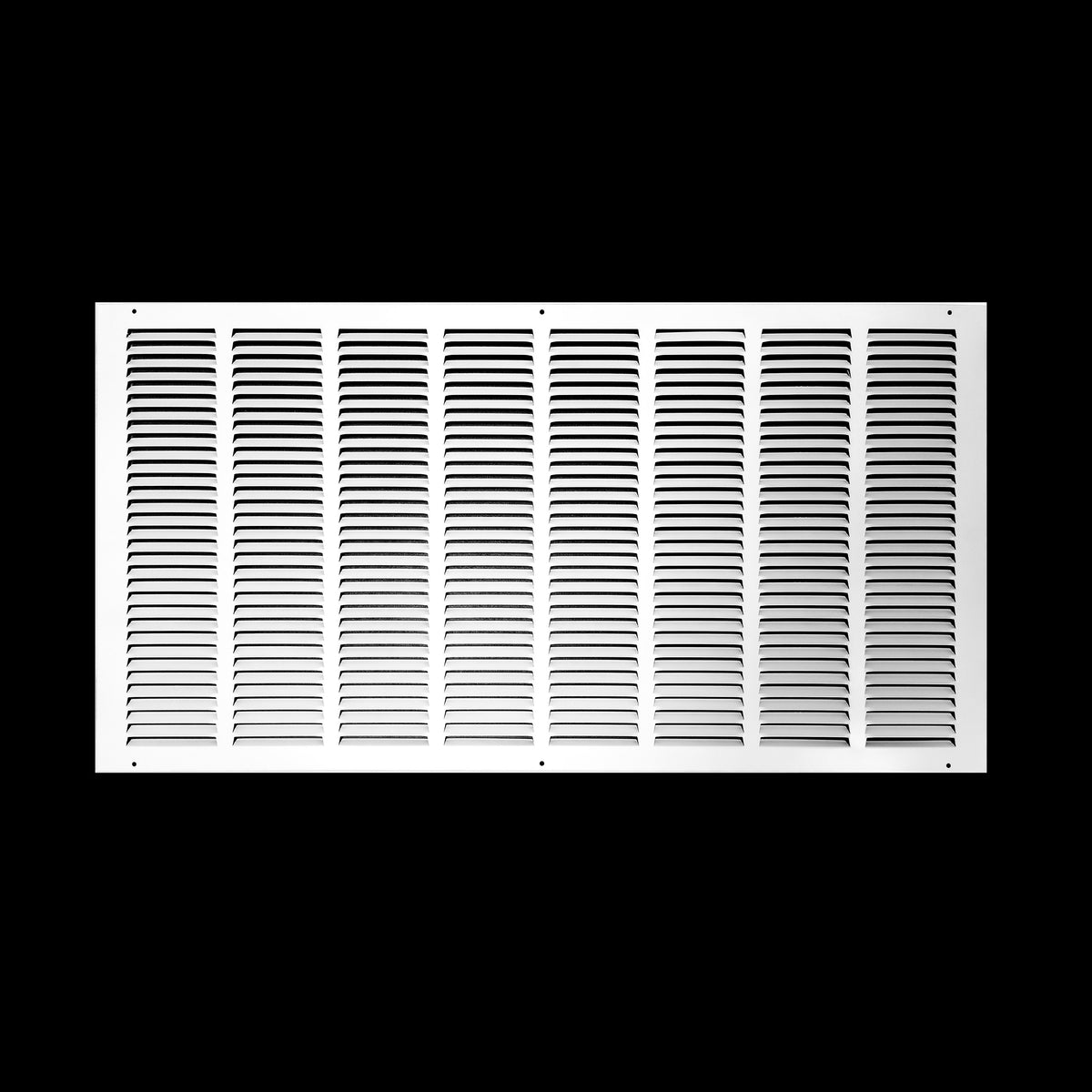 32"x16" White Steel Return Air Grille, High-Airflow HVAC Cold Air Intake for Wall & Ceiling
