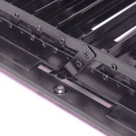 10"x6" 3-Way Black Steel Air Supply Diffuser, Directional Register Vent Cover for Sidewall Or Ceiling