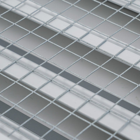 12"x12" Anodized Aluminum Exterior Wall Louver, Weatherproof Rain & Rust Resistant Vent Cover