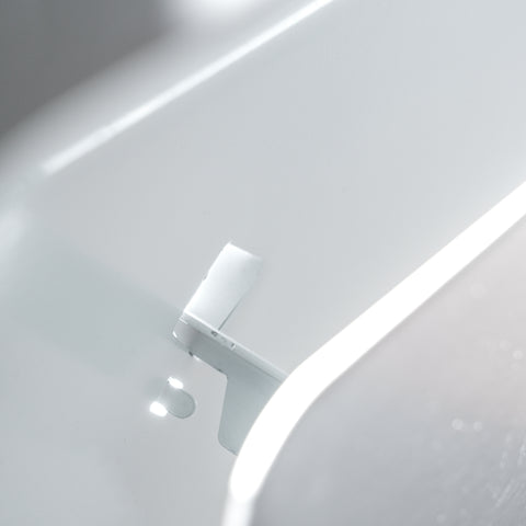 Fits 24"x24" White Steel T-Bar Drop Ceiling Diffuser, 2x2 Lay-In 3-Cone, 8" Round Neck