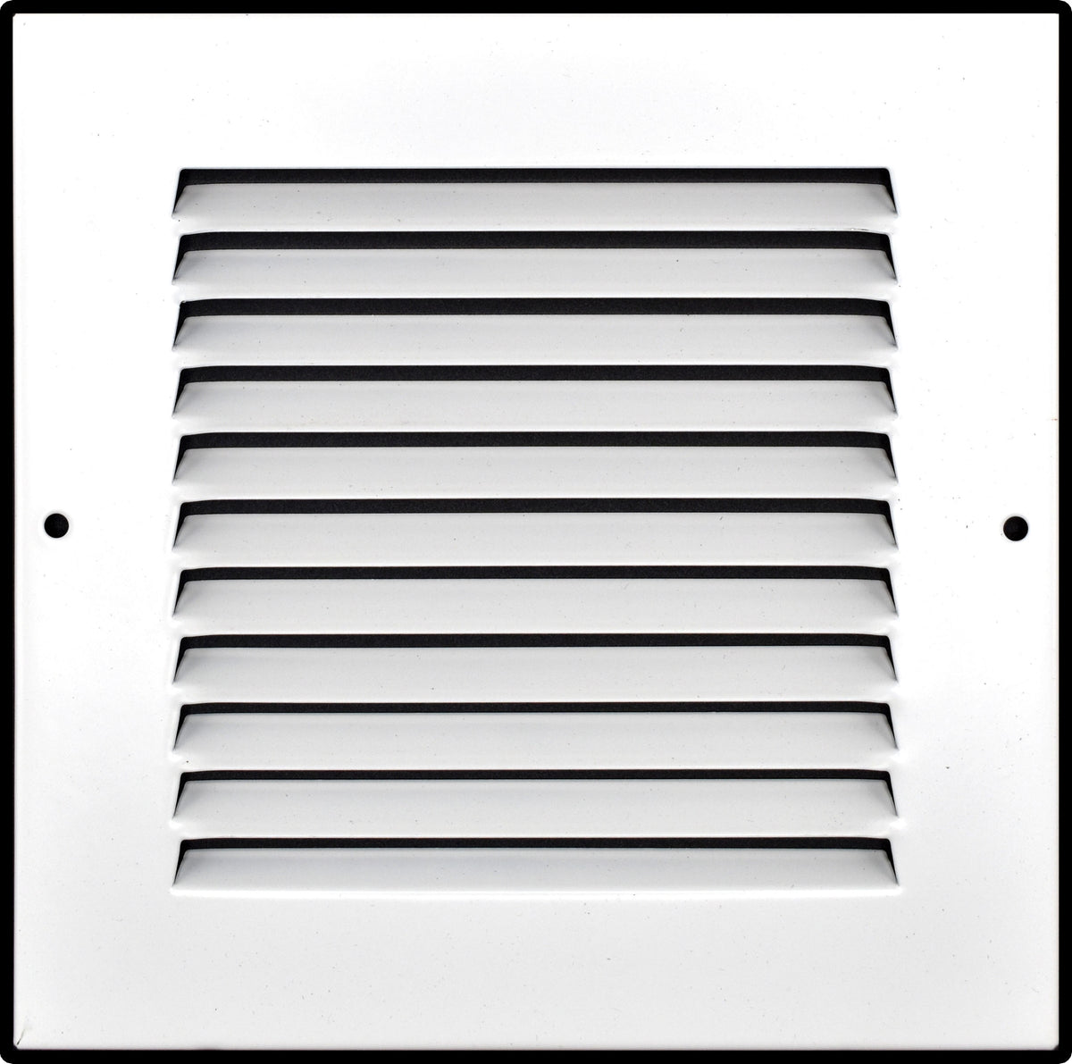 6"x6" White Steel Return Air Grille, High-Airflow HVAC Cold Air Intake for Wall & Ceiling