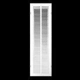8"x32" White Steel Return Air Filter Grille, Removable Door, for 1-Inch Filters
