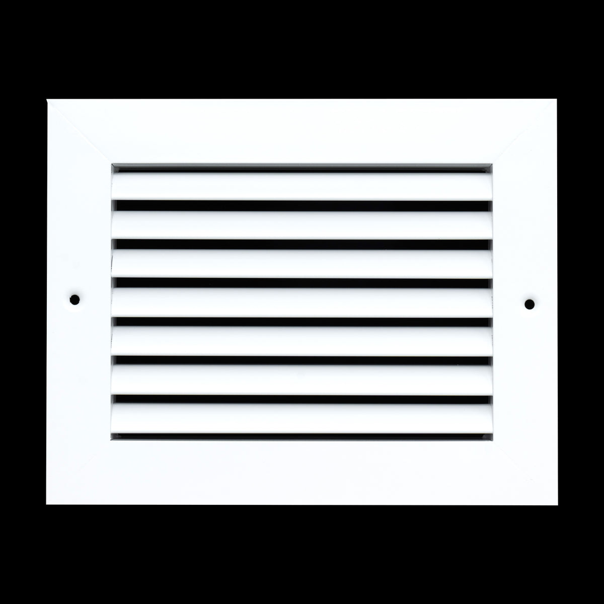 8"x6" White Aluminum Rust-Free Return Air Grille, High-Airflow HVAC Cold Air Intake for Wall & Ceiling