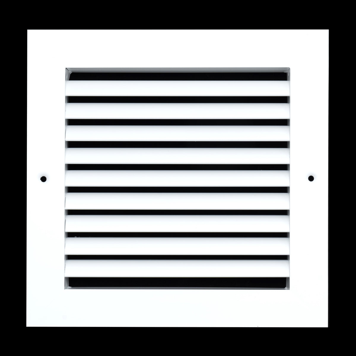 8"x8" White Aluminum Rust-Free Return Air Grille, High-Airflow HVAC Cold Air Intake for Wall & Ceiling