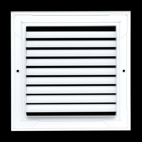 8"x8" White Aluminum Rust-Free Return Air Grille, High-Airflow HVAC Cold Air Intake for Wall & Ceiling