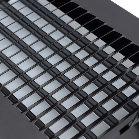 10"x6" 1-Way Black Steel Air Supply Diffuser, Directional Register Vent Cover for Sidewall Or Ceiling