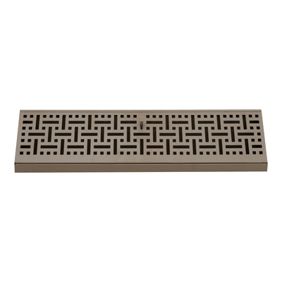 18" Brown Steel Corner Baseboard Register, Decorative Adjustable Vent Cover