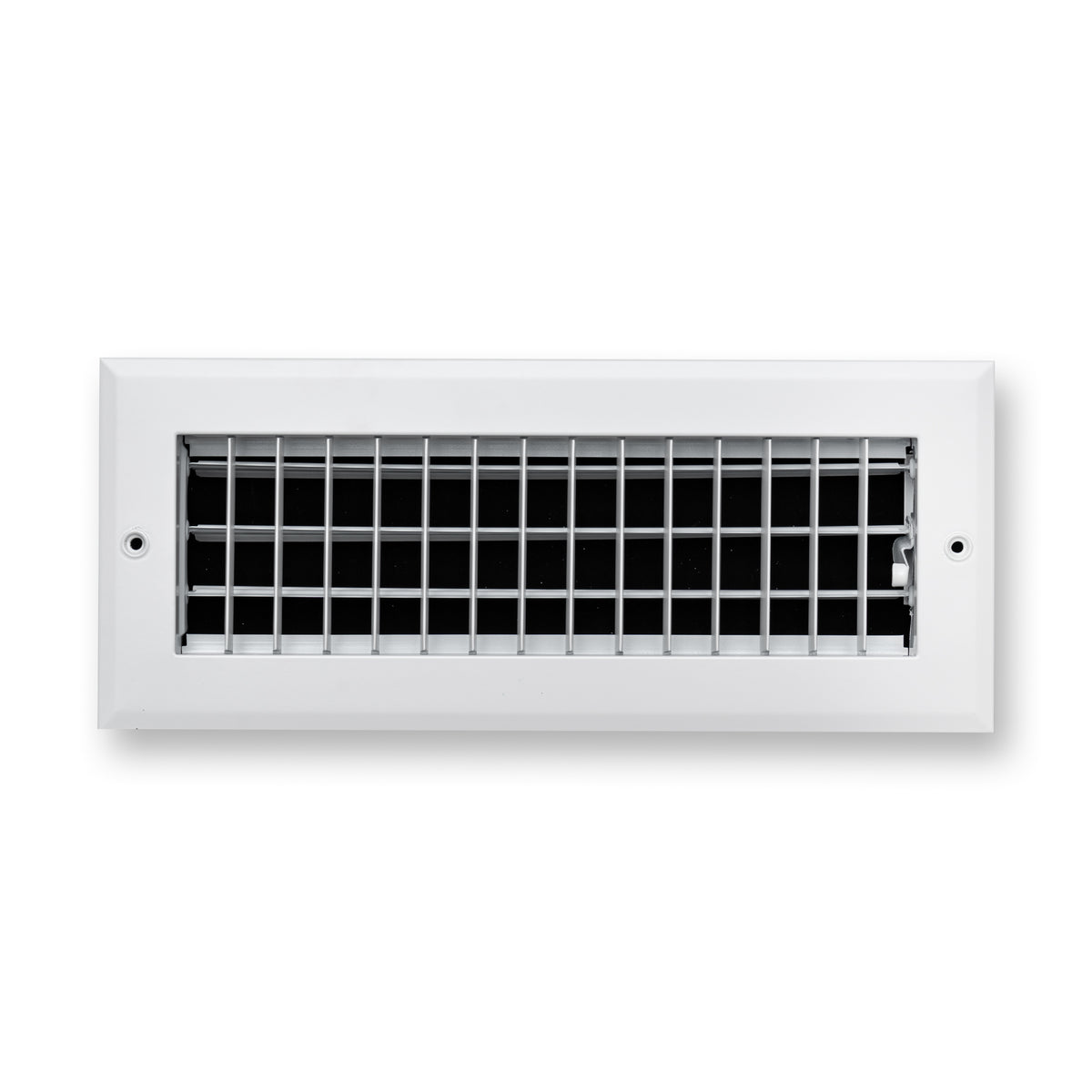 12"x4" White Aluminum Adjustable Decorative Vent Cover, Rust-Proof Supply Grille for Wall & Ceiling