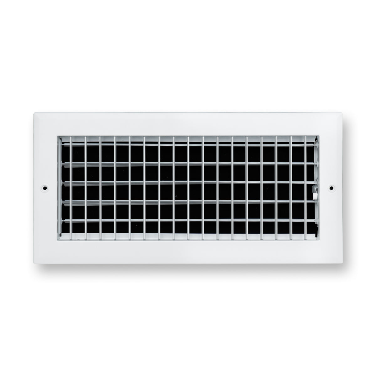 14"x6" White Aluminum Adjustable Decorative Vent Cover, Rust-Proof Supply Grille for Wall & Ceiling