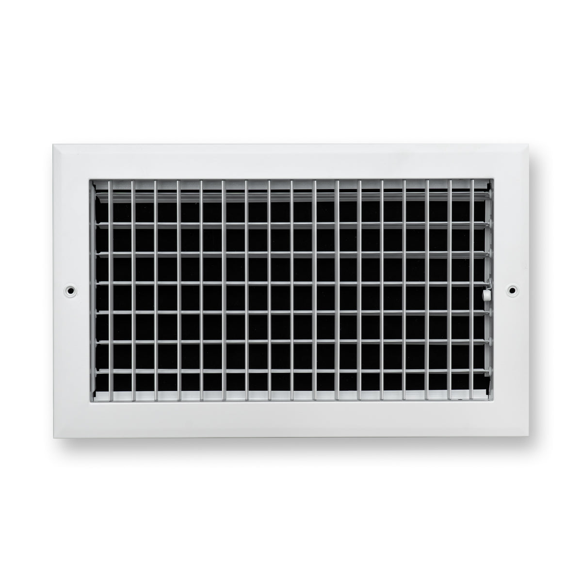 14"x8" White Aluminum Adjustable Decorative Vent Cover, Rust-Proof Supply Grille for Wall & Ceiling