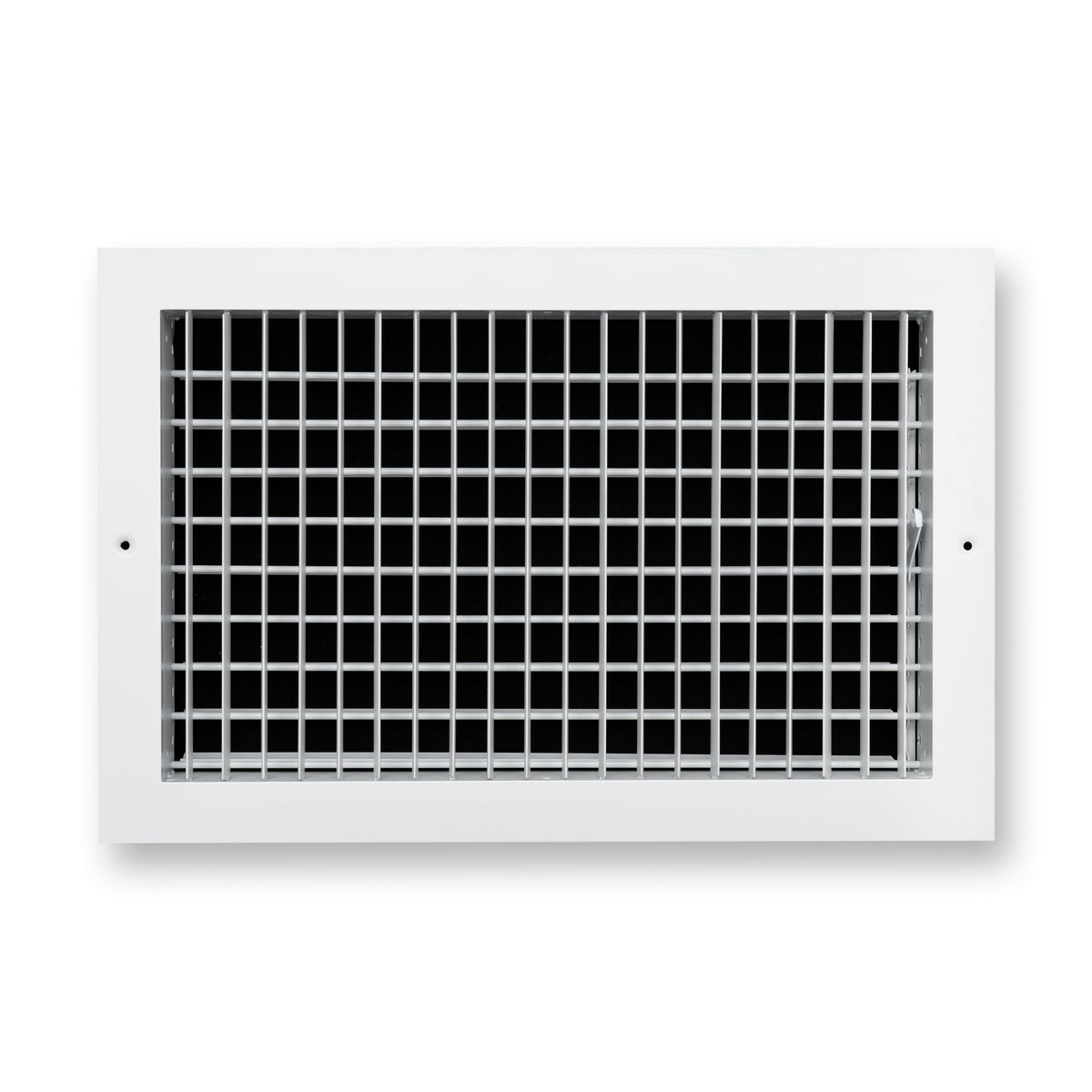16"x10" White Aluminum Adjustable Decorative Vent Cover, Rust-Proof Supply Grille for Wall & Ceiling