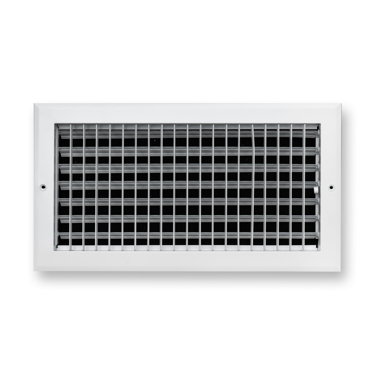 16"x8" White Aluminum Adjustable Decorative Vent Cover, Rust-Proof Supply Grille for Wall & Ceiling