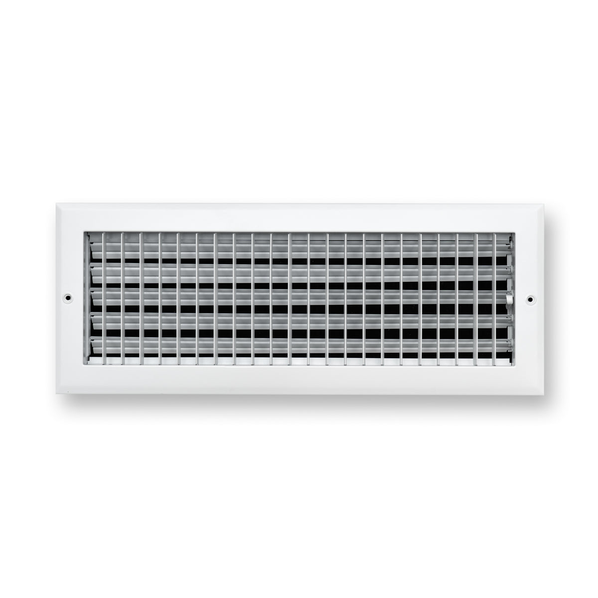 18"x6" White Aluminum Adjustable Decorative Vent Cover, Rust-Proof Supply Grille for Wall & Ceiling