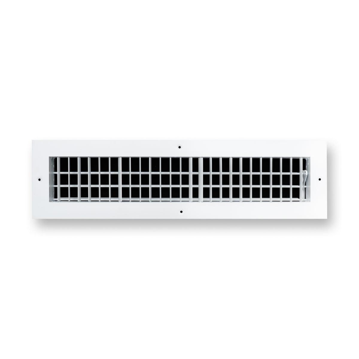 20"x4" White Aluminum Adjustable Decorative Vent Cover, Rust-Proof Supply Grille for Wall & Ceiling