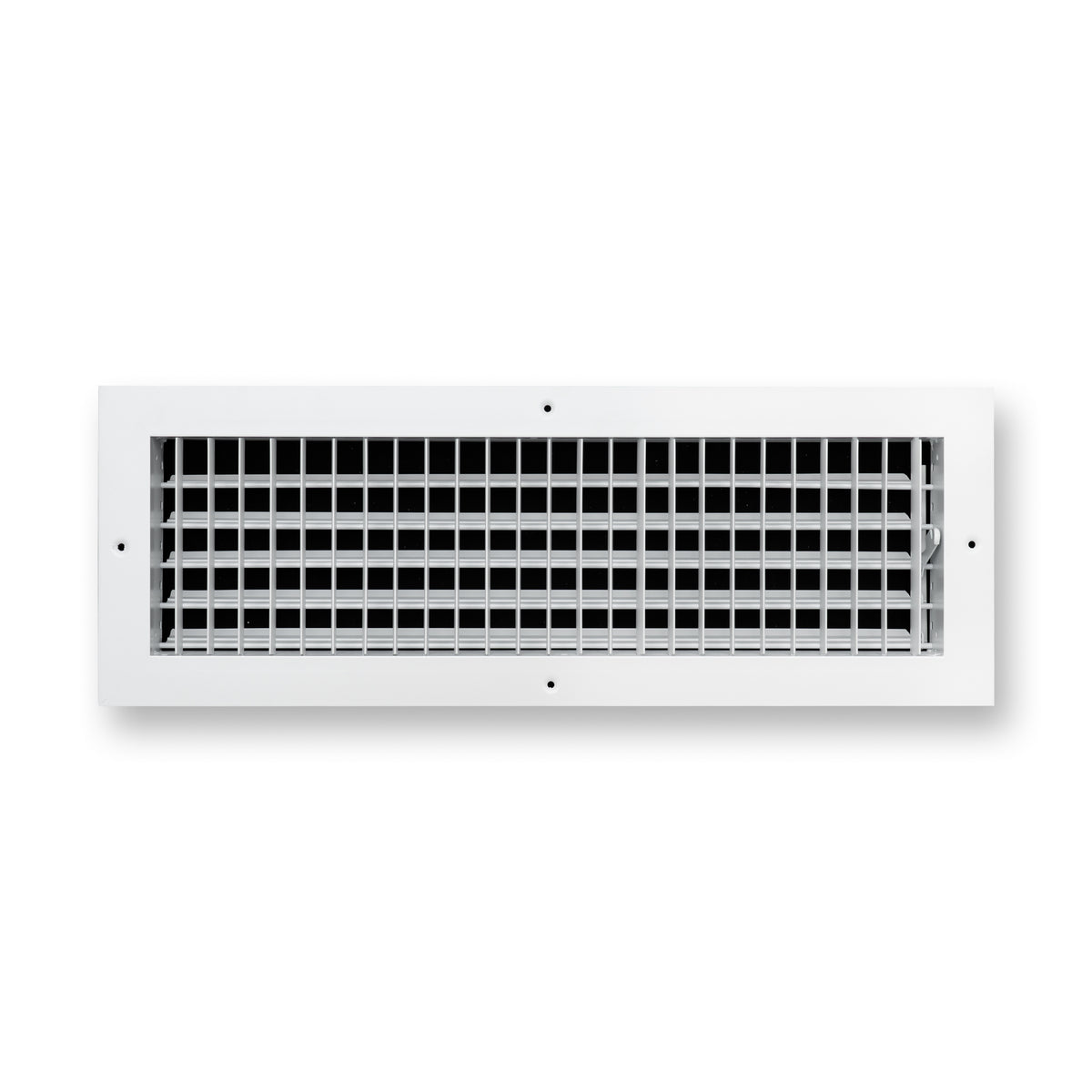 20"x6" White Aluminum Adjustable Decorative Vent Cover, Rust-Proof Supply Grille for Wall & Ceiling