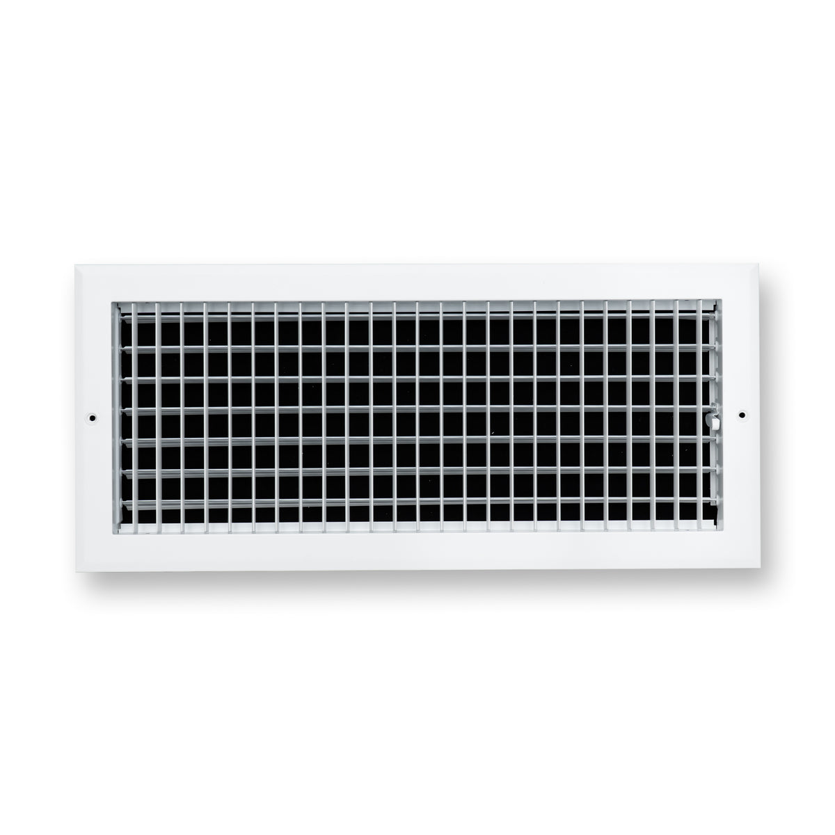 20"x8" White Aluminum Adjustable Decorative Vent Cover, Rust-Proof Supply Grille for Wall & Ceiling