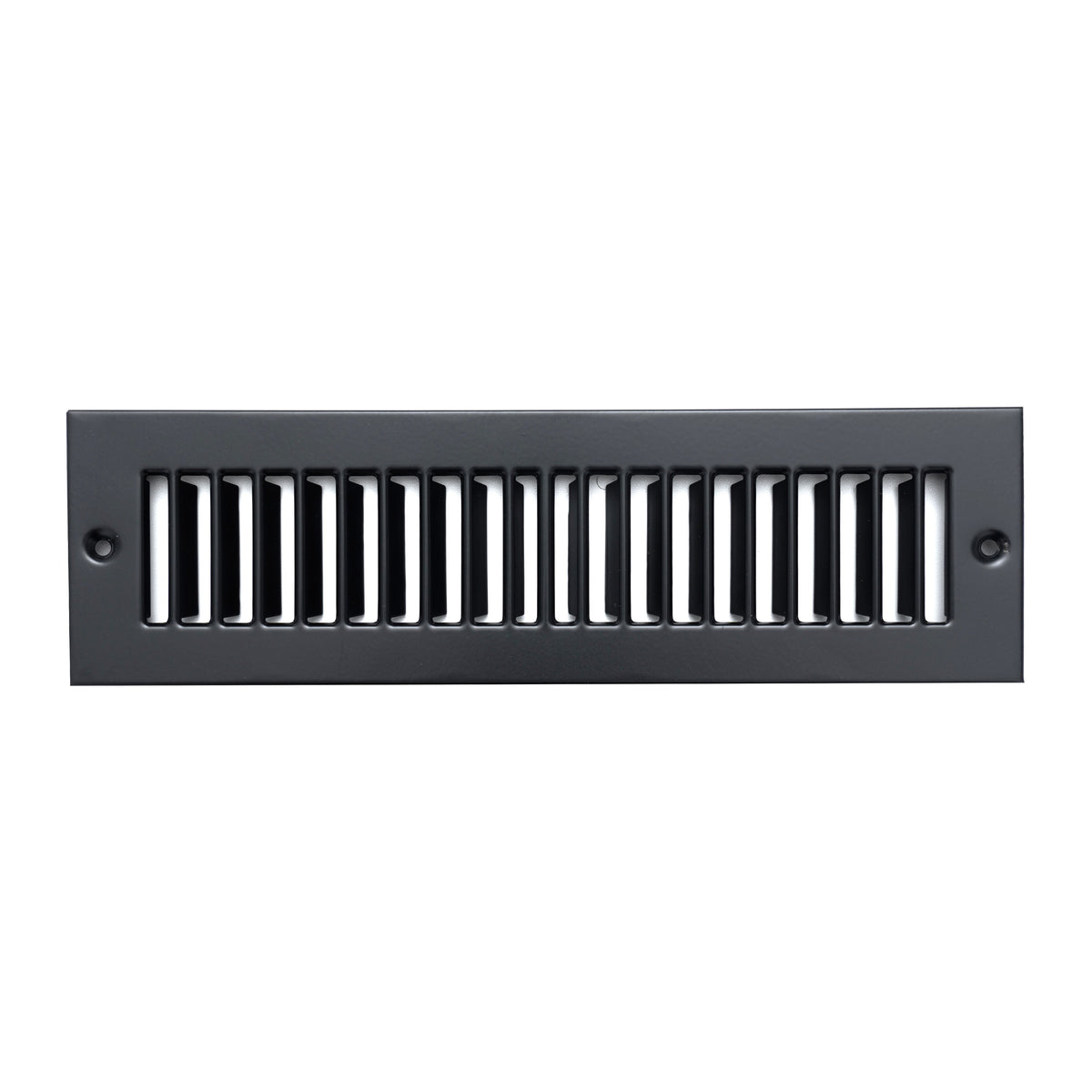 2"x10" Black Toe Kick Vent Cover, Cabinet Toe Space HVAC Register Grille