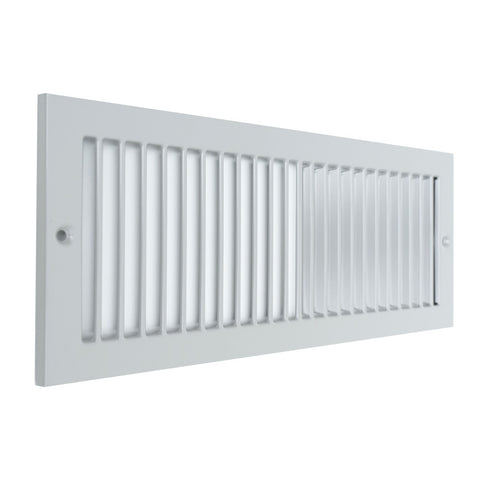 4"x12" Gray Toe Kick Vent Cover, Cabinet Toe Space HVAC Register Grille