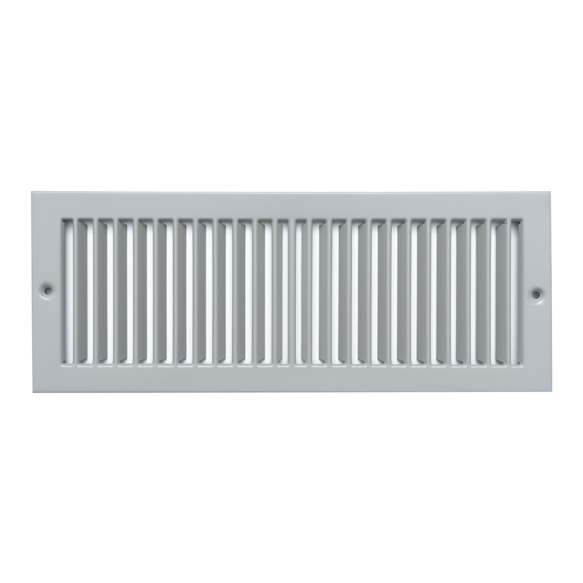4"x12" Gray Toe Kick Vent Cover, Cabinet Toe Space HVAC Register Grille