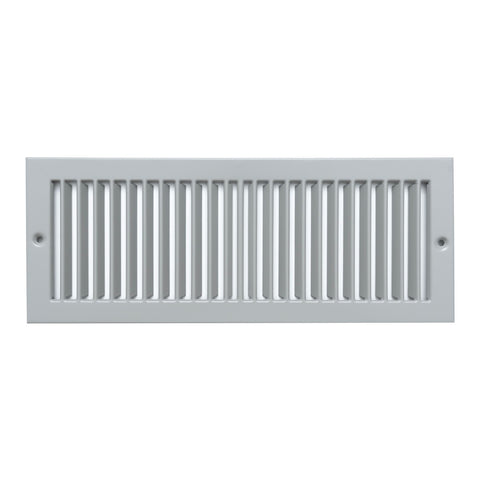4"x12" Gray Toe Kick Vent Cover, Cabinet Toe Space HVAC Register Grille