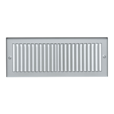 4"x12" Gray Toe Kick Vent Cover, Cabinet Toe Space HVAC Register Grille