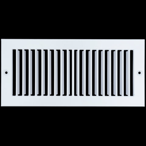 10"x4" White Toe Kick Vent Cover, Cabinet Toe Space HVAC Register Grille
