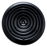 10" Black Steel Round Ceiling Diffuser, Supply Vent Cover for Round Neck Air Ducts