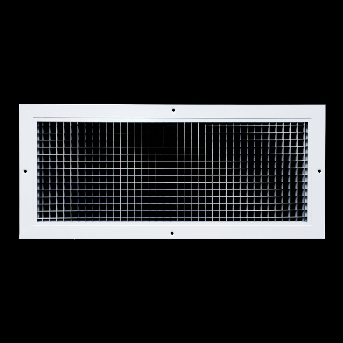 20"x8" White Aluminum Eggcrate Return Air Grille, Low-Noise High-Airflow Rust-Proof Vent Cover