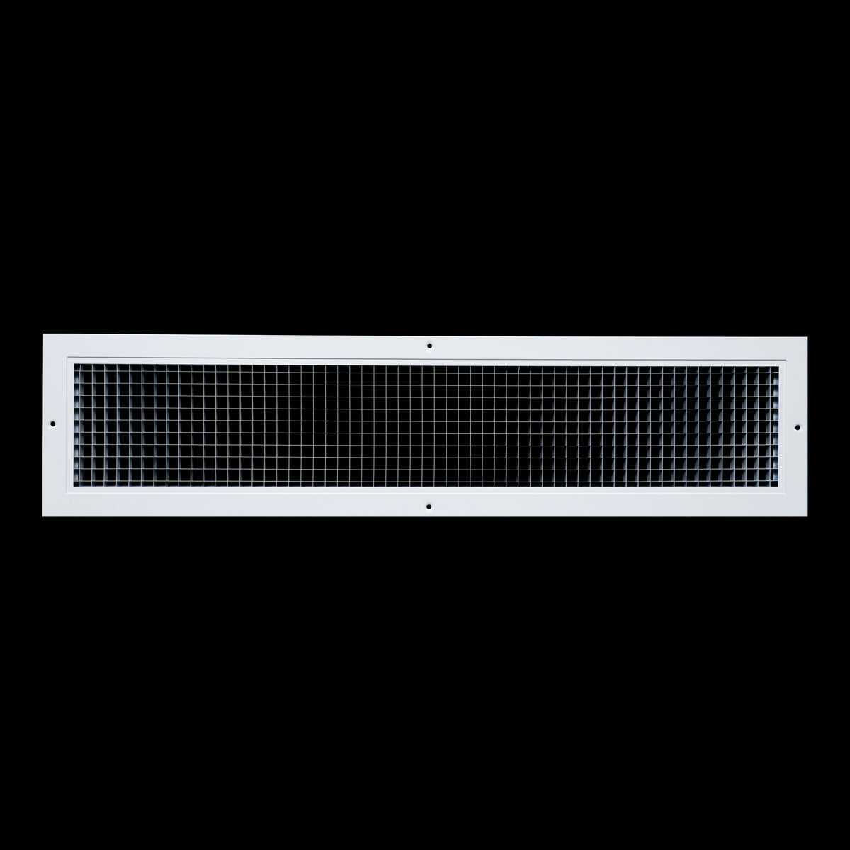 30"x6" White Aluminum Eggcrate Return Air Grille, Low-Noise High-Airflow Rust-Proof Vent Cover