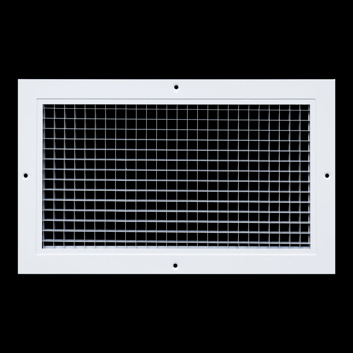 14"x8" White Aluminum Eggcrate Return Air Grille, Low-Noise High-Airflow Rust-Proof Vent Cover