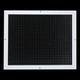 20"x16" White Aluminum Eggcrate Return Air Grille, Low-Noise High-Airflow Rust-Proof Vent Cover