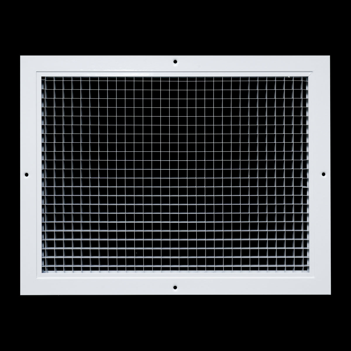 16"x12" White Aluminum Eggcrate Return Air Grille, Low-Noise High-Airflow Rust-Proof Vent Cover
