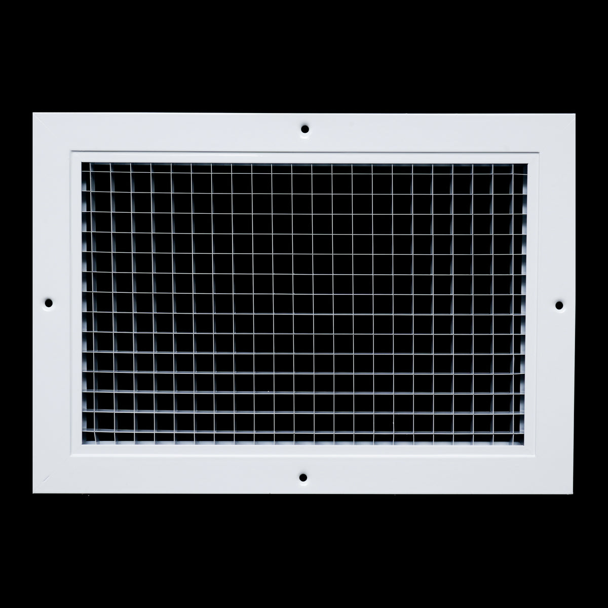 12"x8" White Aluminum Eggcrate Return Air Grille, Low-Noise High-Airflow Rust-Proof Vent Cover
