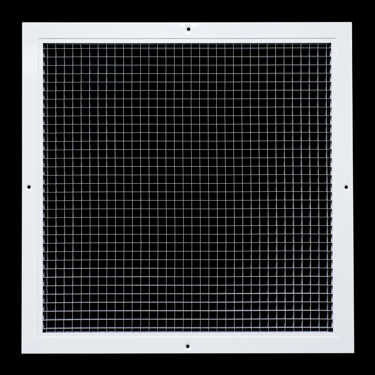 18"x18" White Aluminum Eggcrate Return Air Grille, Low-Noise High-Airflow Rust-Proof Vent Cover